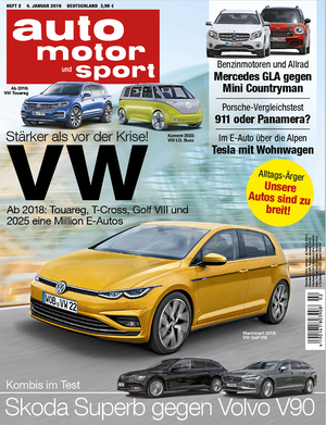 auto motor und sport 2/2018 - neues Heft - Titel