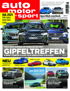 auto motor und sport 21/2025 Coverbild