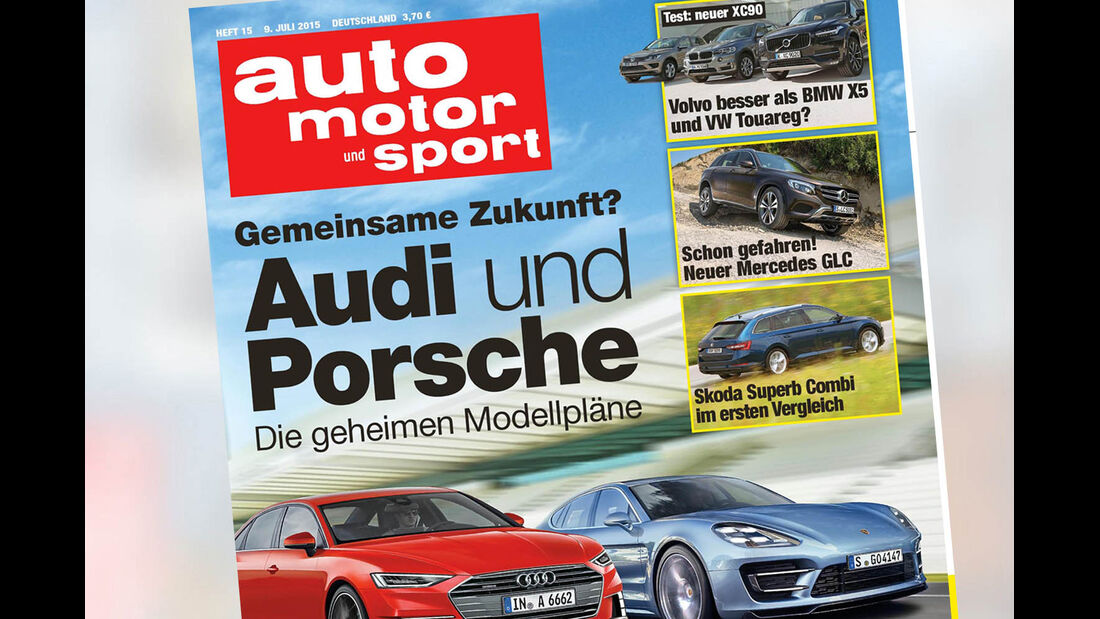 auto motor und sport, Heft 15 / 2015, Titel, Vorschau