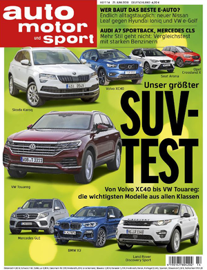 auto motor und sport Heft Titel 14/2018