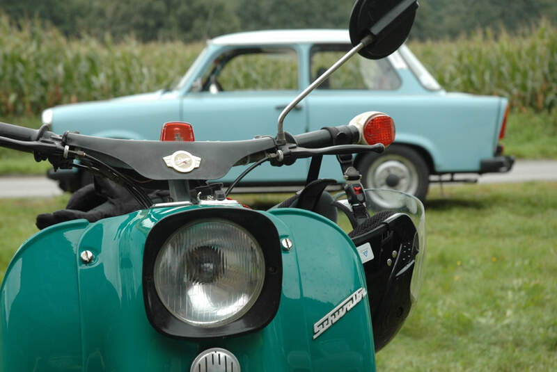 hellblauer Trabant, Schwalbe