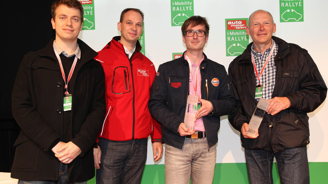 i-Mobility Rallye 2016, Siegerehrung, 2. Platz, Oliver Bausch und Wolfgang Heinrich