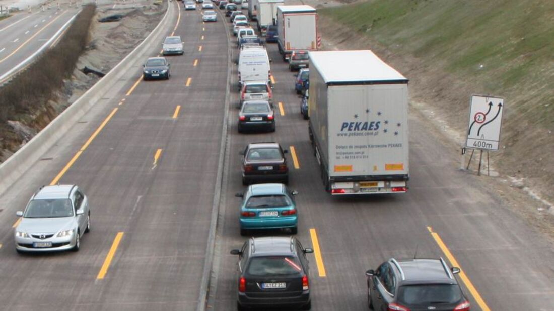 Webseite mit Übersicht aller Autobahn-Baustellen