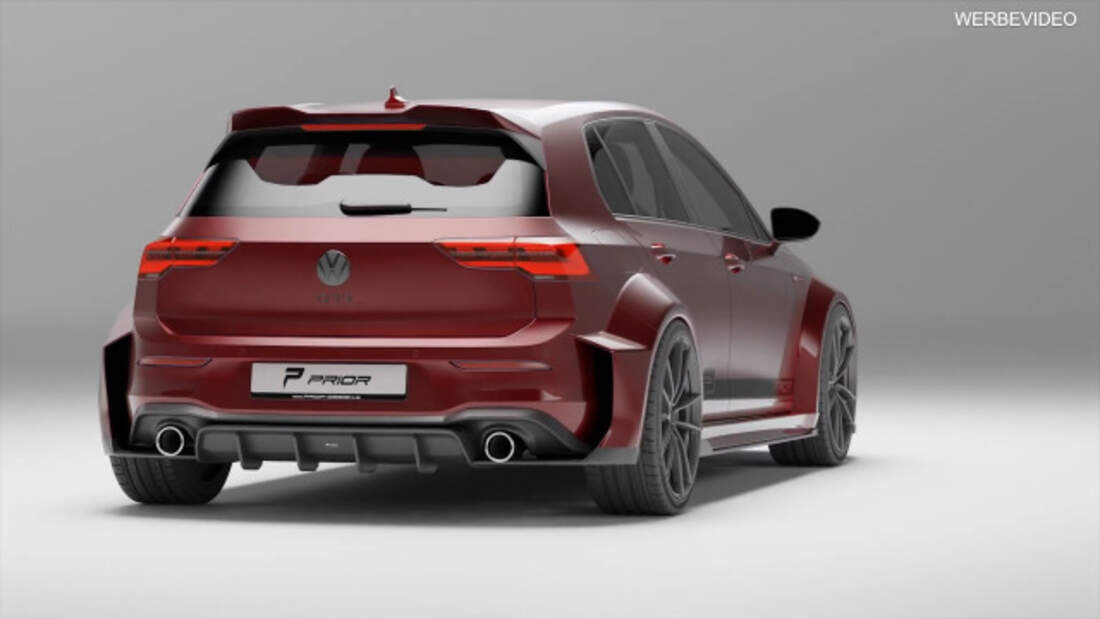 VW Golf 8 GTI Widebody Prior Design Breitbau Umbau Im Video AUTO