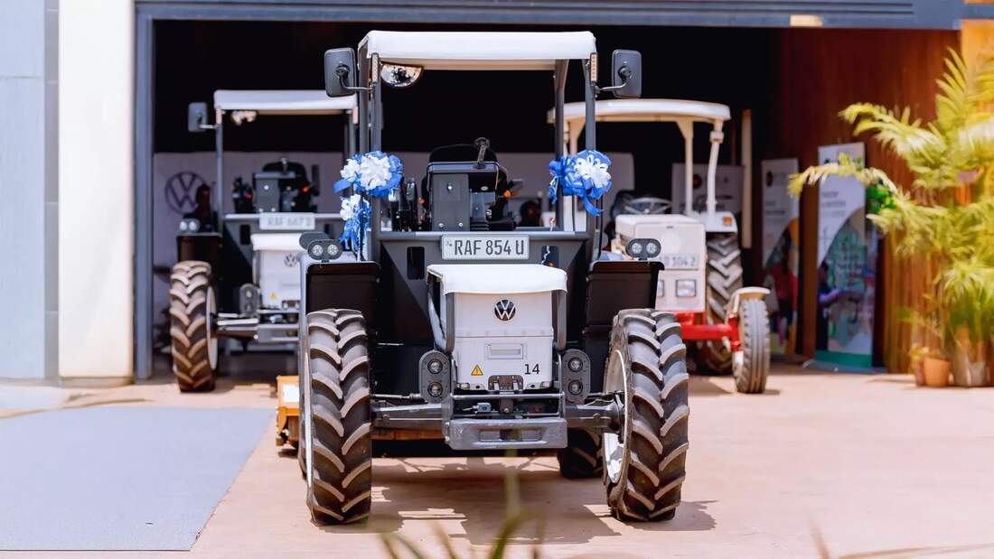 VW GenFarm electric tractor for Rwanda: VW starts electric tractor project ...