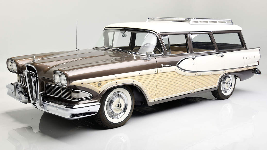 EDSEL BREAK VILLAGER DE 1958 EMUS43086A VOITURE MINIATURE ECHELLE 1/43 - OBJETS & VINTAGE/MODÈLES RÉDUITS