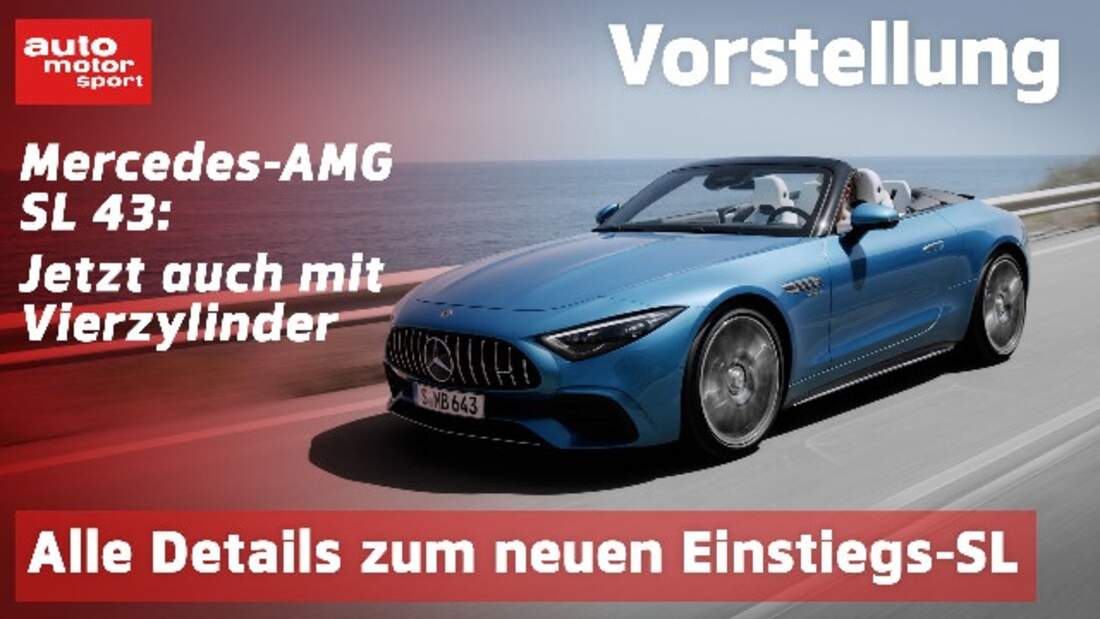 Mercedes Amg Sl Vierzylinder Roadster Mit E Turbo Im Test Auto