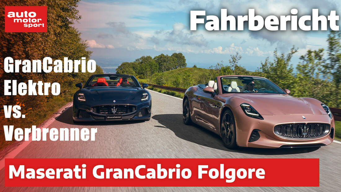 Maserati Gran Cabrio Trofeo und Folgore im Vergleichstest AUTO MOTOR UND SPORT