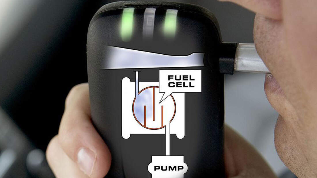 Volvo bietet AlkoholZündsperre Alcoguard misst AtemAlkohol AUTO