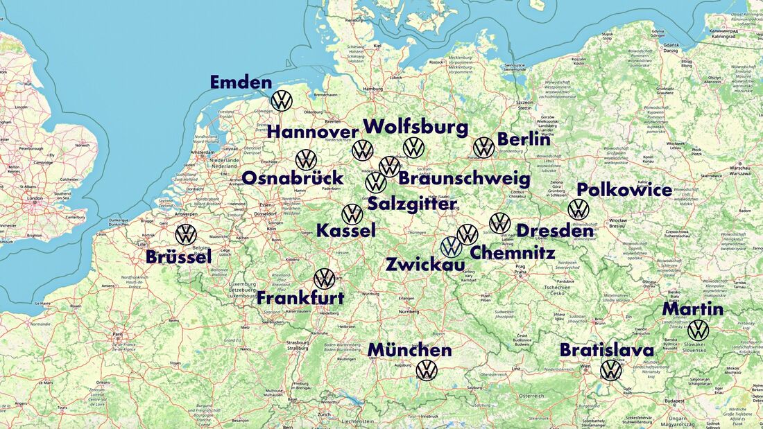 Was passiert an diesen Standorten von Volkswagen?: Schlechte Nachrichten für das Werk Osnabrück