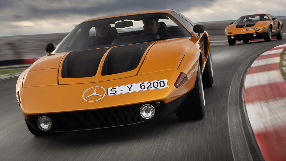 Mercedes-Benz-C-111-1970-Wankel-mit-350-PS-So-f-hrt-der-Traumwagen-der-70er