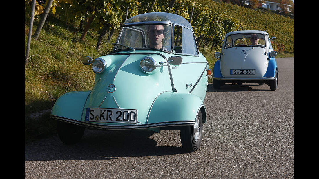 BMW Isetta 300 und Messerschmitt KR 200: Mit Kleinstwagen ins ...