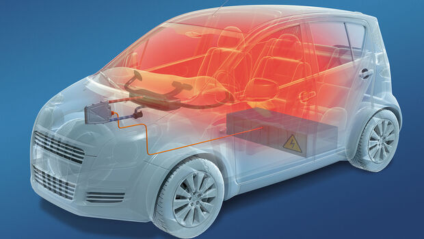 Heizfolie für E-Autos: Warme Luft mit wenig Strom