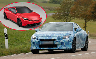 Honda Prelude Erlkönig Montage