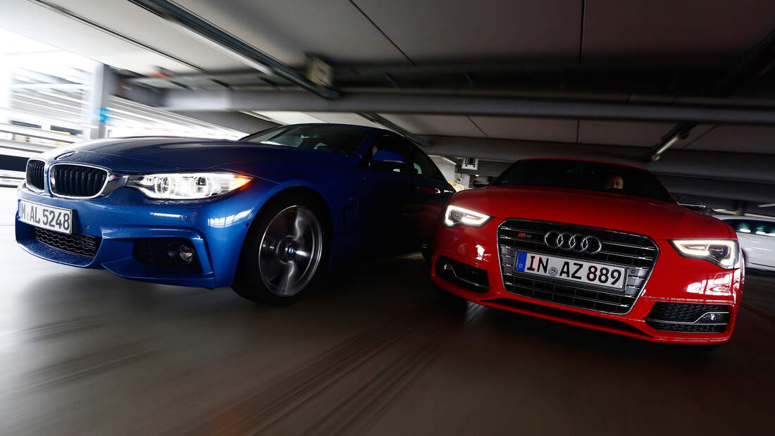 Audi S5 Sportback gegen BMW 435i Gran Coupé im Vergleichstest