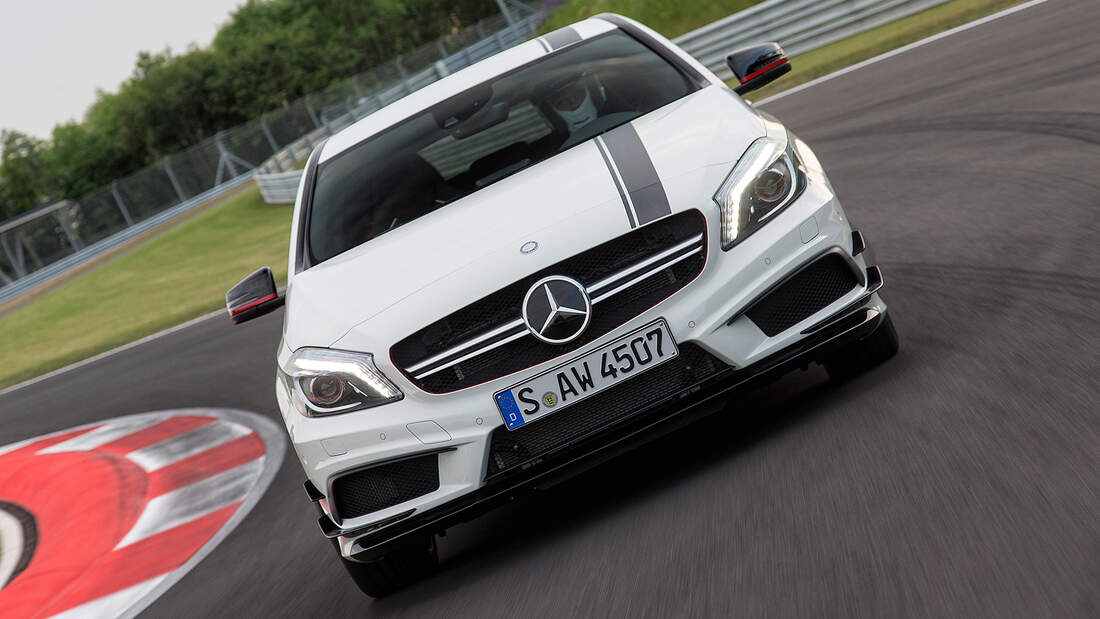 Mercedes A45 AMG Edition1 im Fahrbericht: Vier nach Acht (Technische Daten)