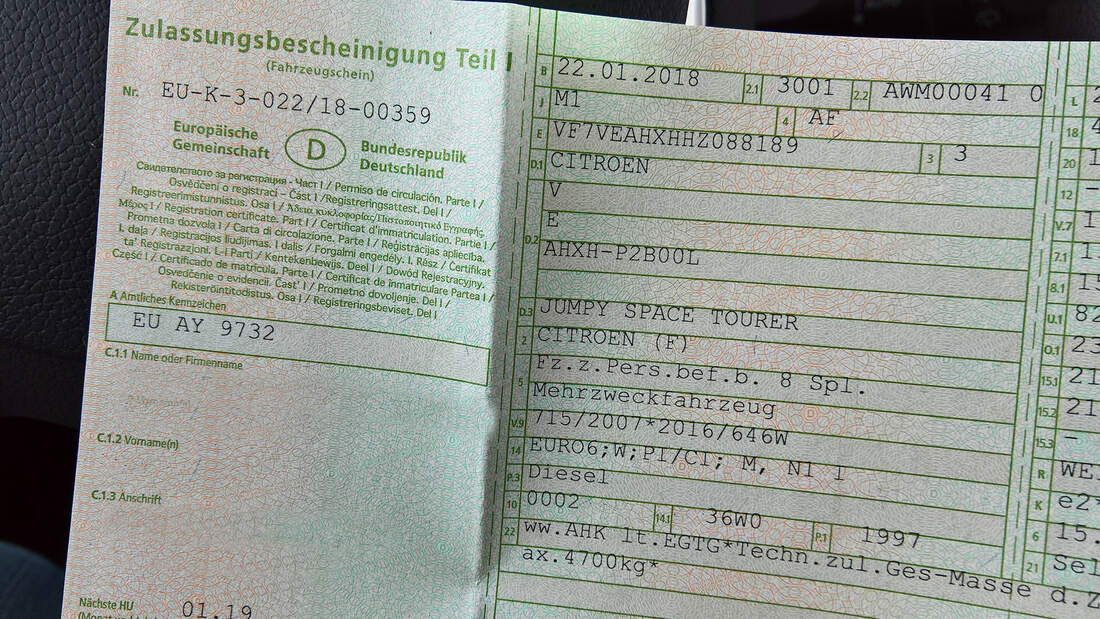 Zulassungsbescheinigung Teil 1 Adresse ändern Zulassungsbescheinigung Teil 1 soll digital werden