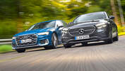 Audi S6 TDI, Mercedes E 450 D 4Matic