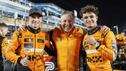 Oscar Piastri - Lando Norris - Zak Brown - McLaren - GP Katar - 30. November 2024