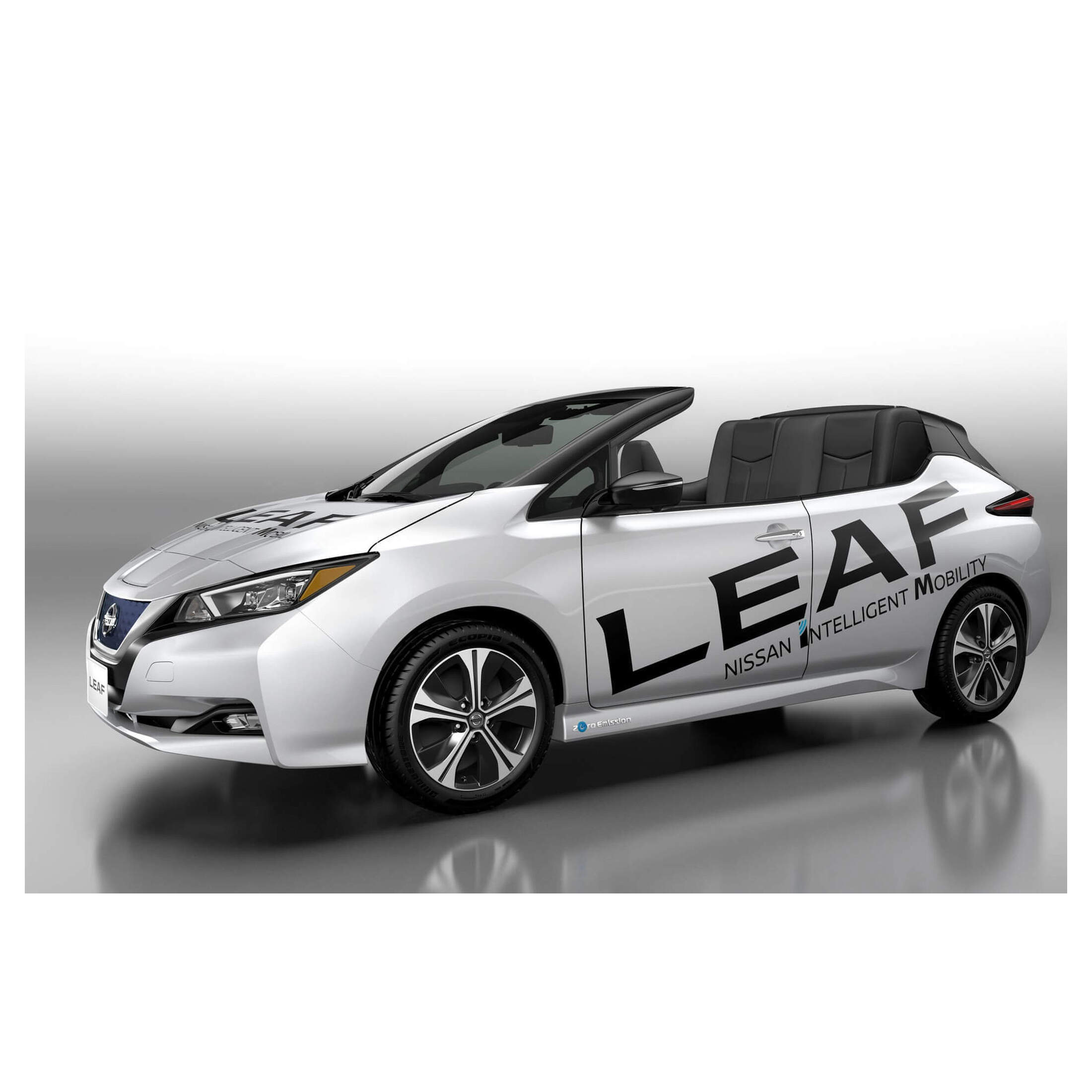 Nissan Leaf Open Car Cabrio Version des Elektroautos AUTO MOTOR UND SPORT