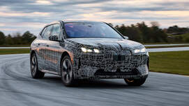 BMW iX Facelift 2025, Prototyp
