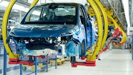 Fiat 500 e Werk Mirafiori Turin Fabrik Autofabrik