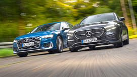Audi S6 TDI, Mercedes E 450 D 4Matic