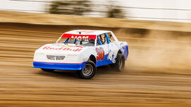 Liam Lawson - NASCAR Dirt-Car Challenge - Cotton Bowl Speedway - 2024