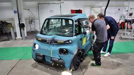 Dekra Crash Microcars Citroen Ami und Aixam