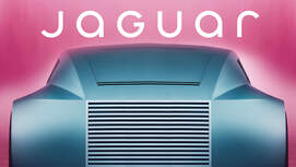 Jaguar Concept Car Elektro Collage