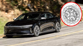 Lucid Air Grand Touring mit 2.Gang-Getriebe-Patent