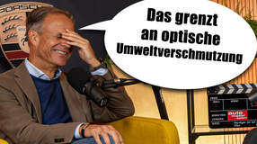 Porsche Designer Michael Mauer Podcast Interview Studio Collage Sprechblase