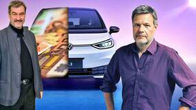 Robert Habeck Elektroauto Prämie Förderung halbieren Collage
