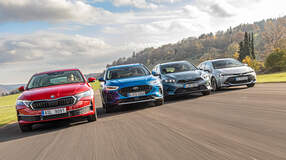 Skoda Octavia, Ford Focus, Kia Ceed, Toyota Corolla