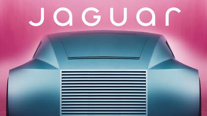 Jaguar Concept Car Elektro Collage