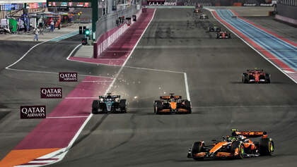 George Russell - Oscar Piastri - Mercedes - McLaren - GP Katar - 30. November 2024