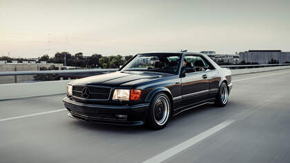 Mercedes-Benz 560 SEC 6.0 Widebody (1989) C126 S-Klasse Coupé Tuning 199 Blauschwarz Metallic