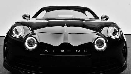 Alpine A110 S Art Car Monochromatic Black