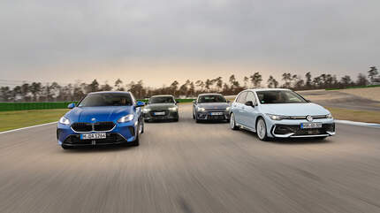 VW Golf, Audi A3, Cupra Leon, BMW 120