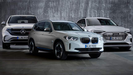 Audi E Tron BMW iX3 und Mercedes EQC im Datenvergleich AUTO MOTOR UND SPORT