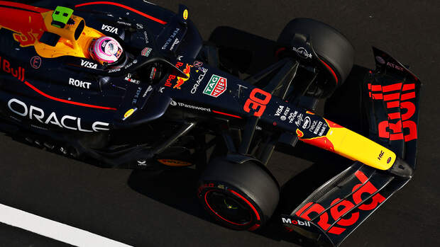 liam Lawson in Shanghai