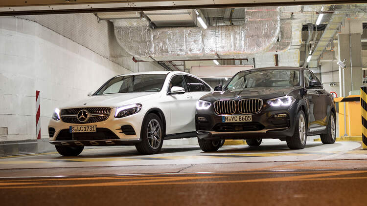 Bmw X4 Und Mercedes Glc Coupe Im Test Auto Motor Und Sport