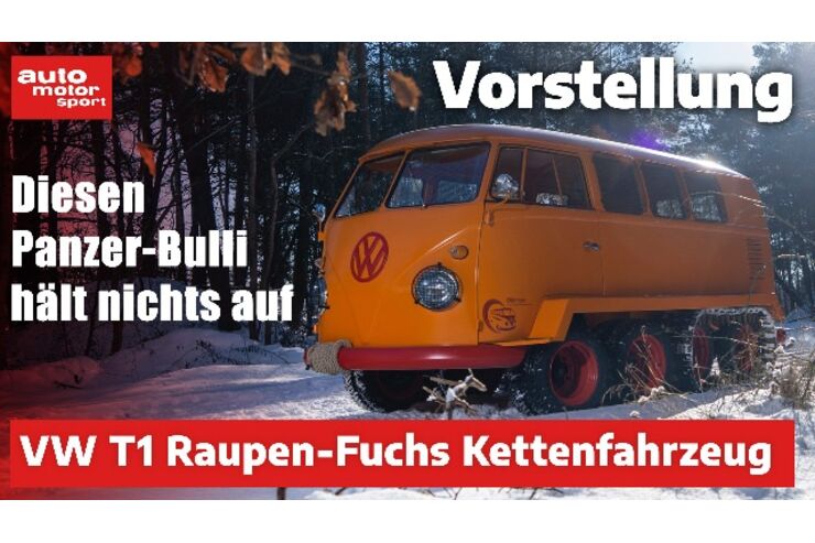 VW T1 Raupen-Fuchs: Den Ketten-Bulli hält nichts auf