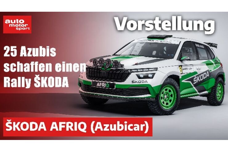 Skoda Azubicar Afriq: Kamiq wird zum Rallyeauto