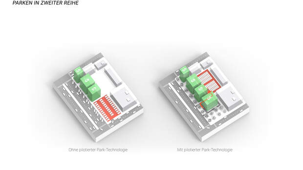 pilotiertes Parken, Impression