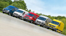 promobil Megatest 2014, Basisfahrzeuge, Fiat Ducato, Ford Transit, Mercedes Sprinter, Renault Master, VW Crafter