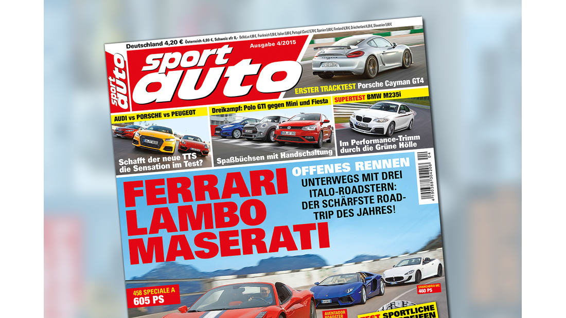 sport auto 04/15, Heftcover, Cover, Automagazin