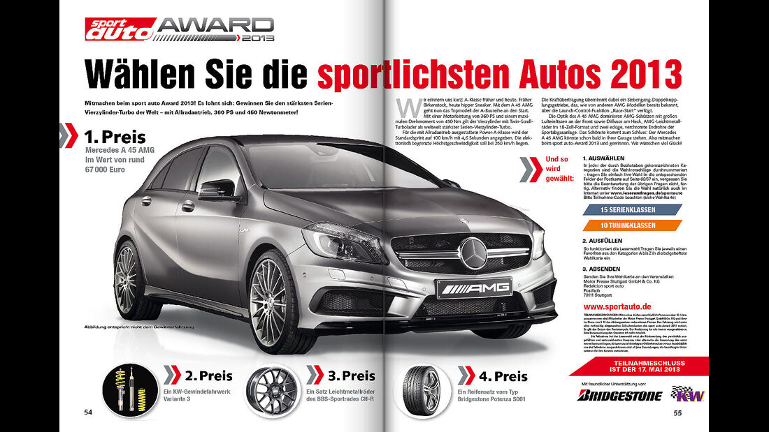 sport auto 04/2013 - Heftinhalt