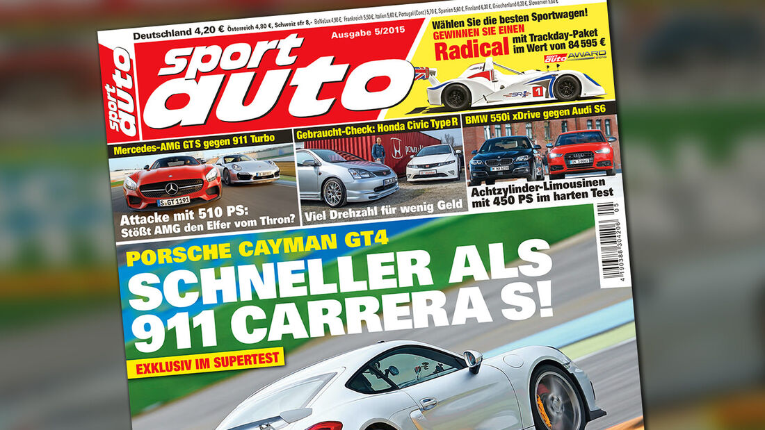 sport auto 05/15 - Titel - Heft