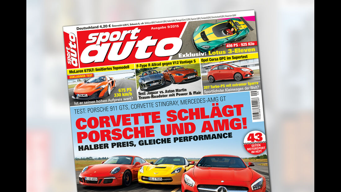 sport auto 09/2015 - Titel